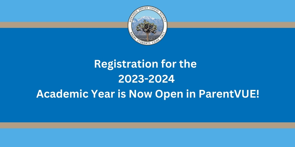 Registration is Now Open for the 2023-2024 Academic Year