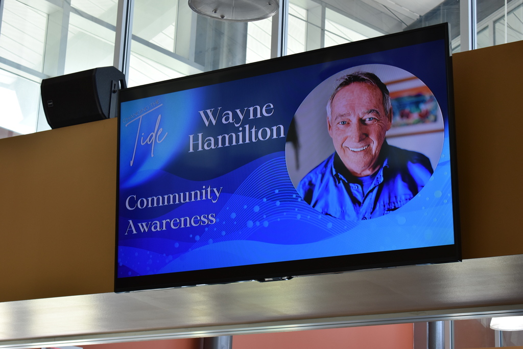 Wayne Hamilton receives award as homeless liaison